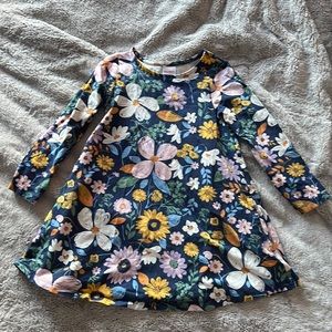 Long sleeved floral dress